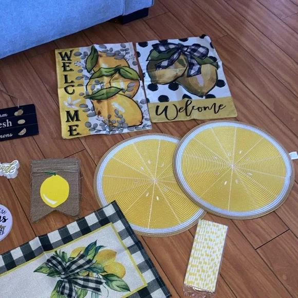 Lemon 🍋 Decorations selling all together
Brand New. Perfect for summer - Picture 2 of 12